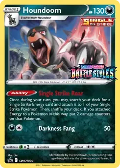 Houndoom Prerelease SWSH090