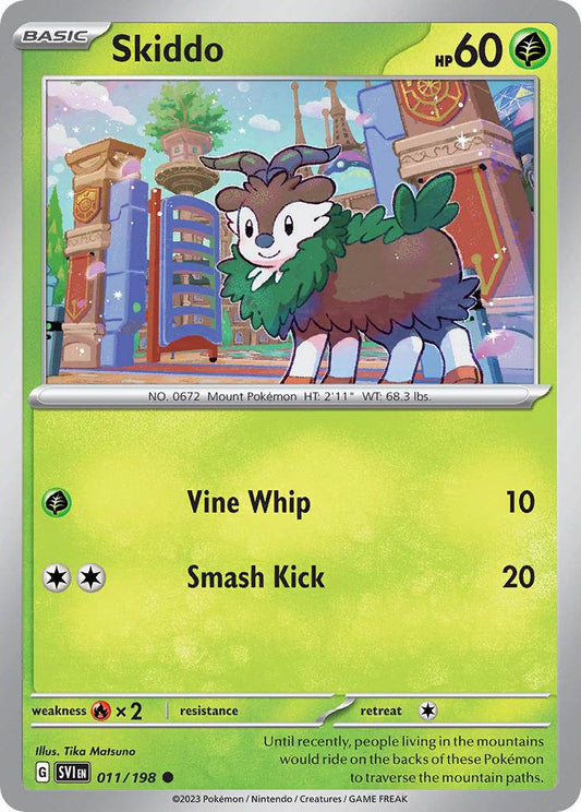 Skiddo 11/198 Reverse Common - MissingNo.