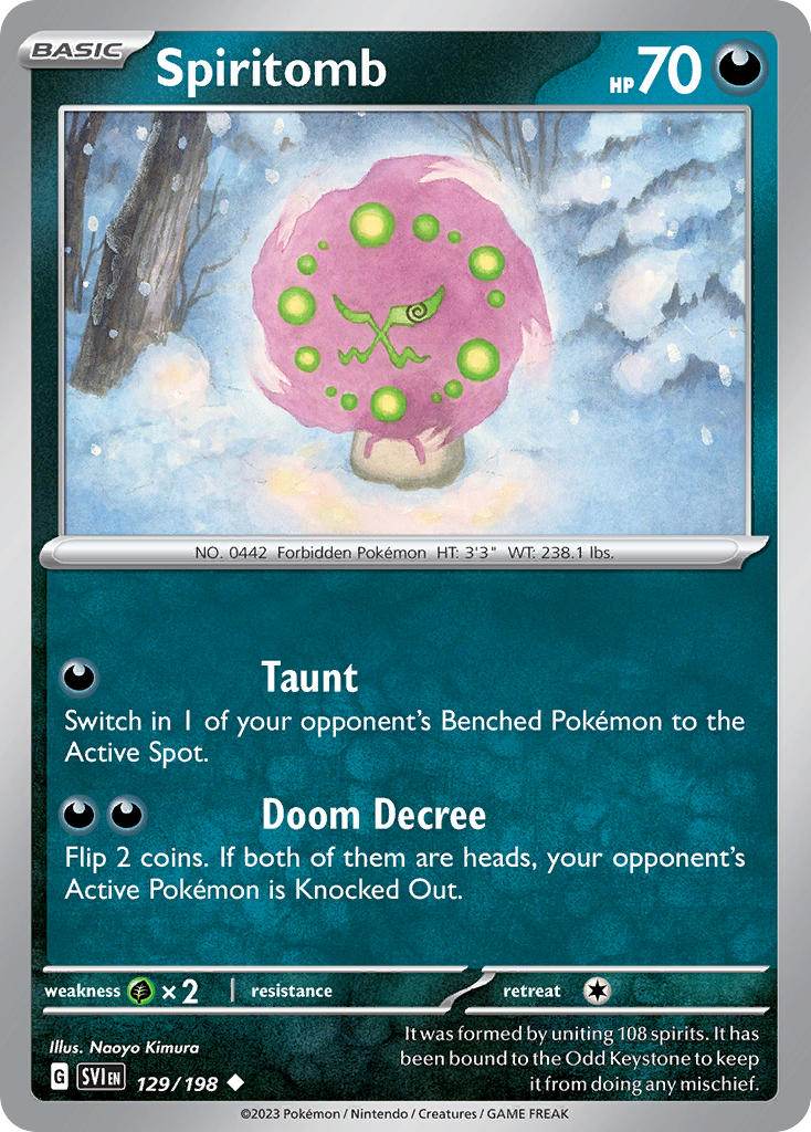 Spiritomb 129/198 Reverse Uncommon - MissingNo.
