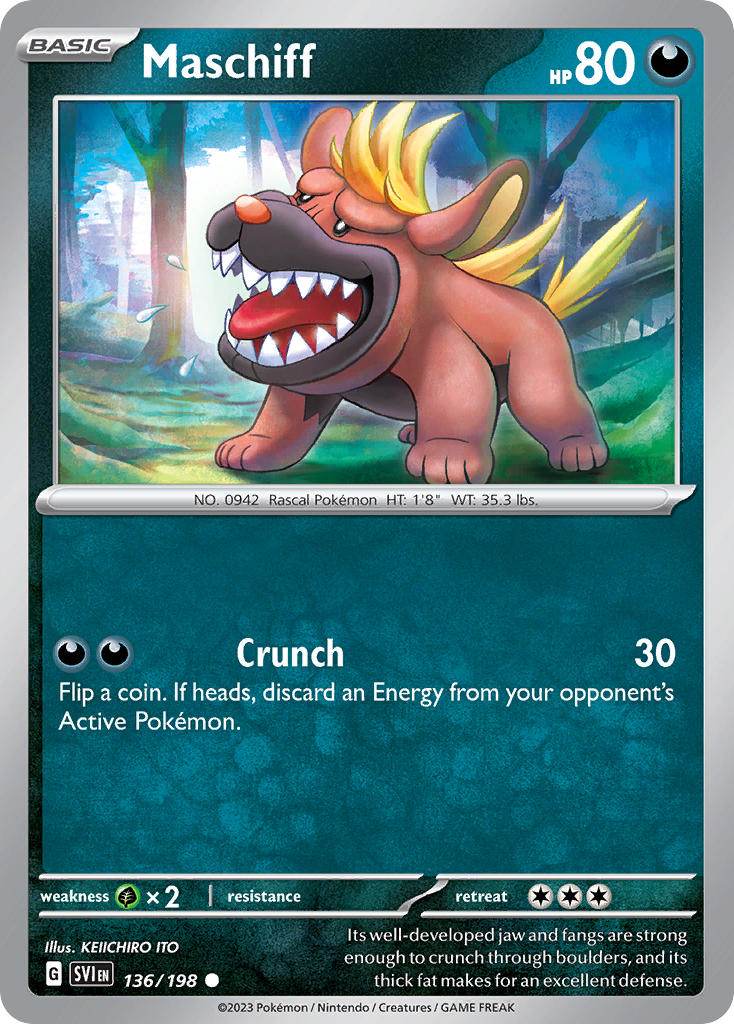 Maschiff 136/198 Reverse Common - MissingNo.