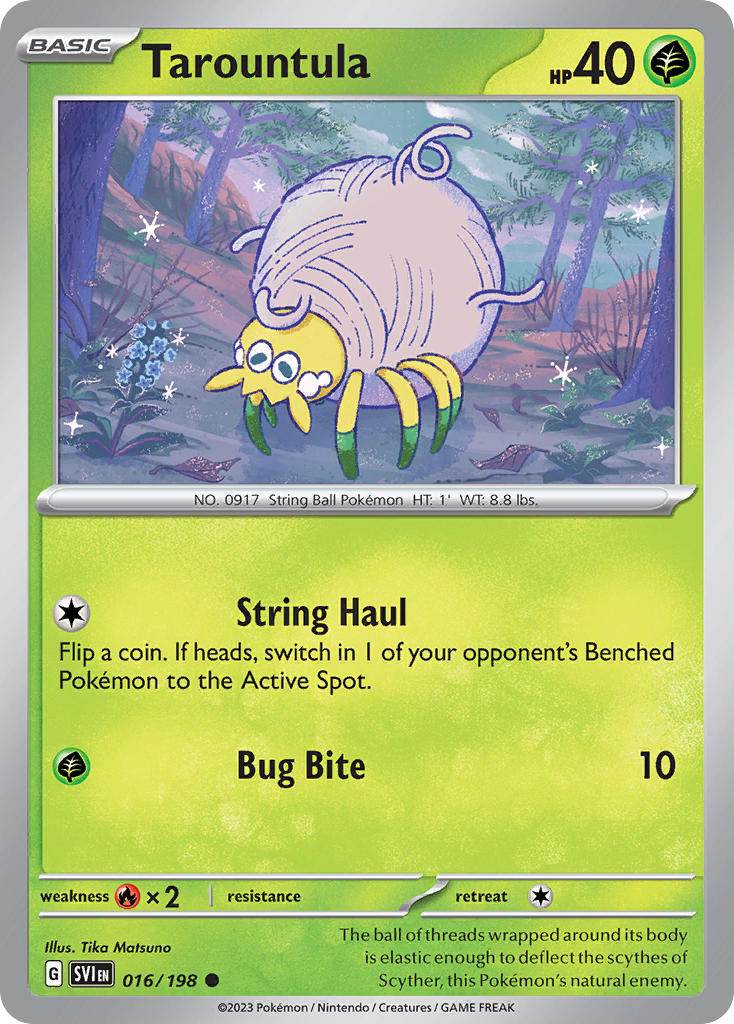 Tarountula 16/198 Reverse Common - MissingNo.