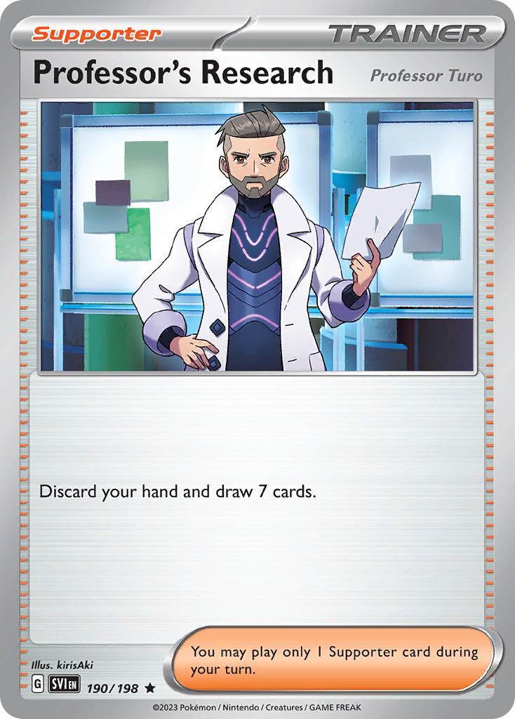Professor's Research 190/198 Holo Rare - MissingNo.