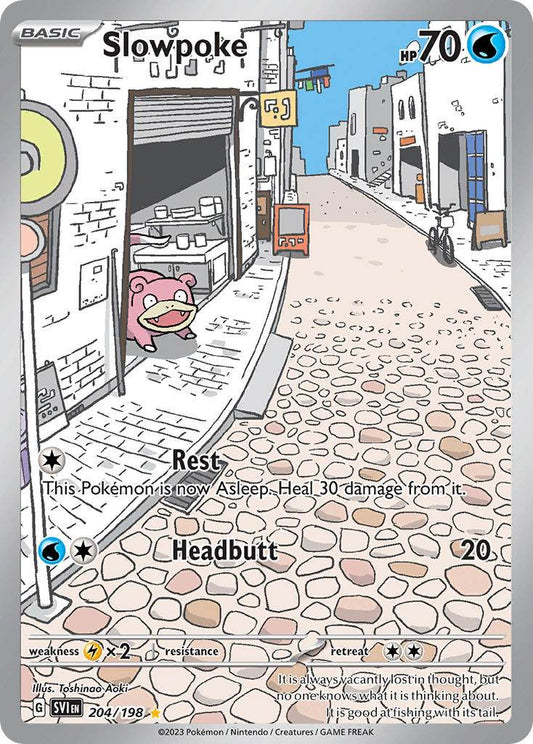 Slowpoke 204/198 Illustration Rare - MissingNo.