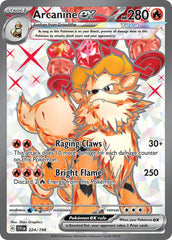 Arcanine ex 224/198 Ultra Rare ex
