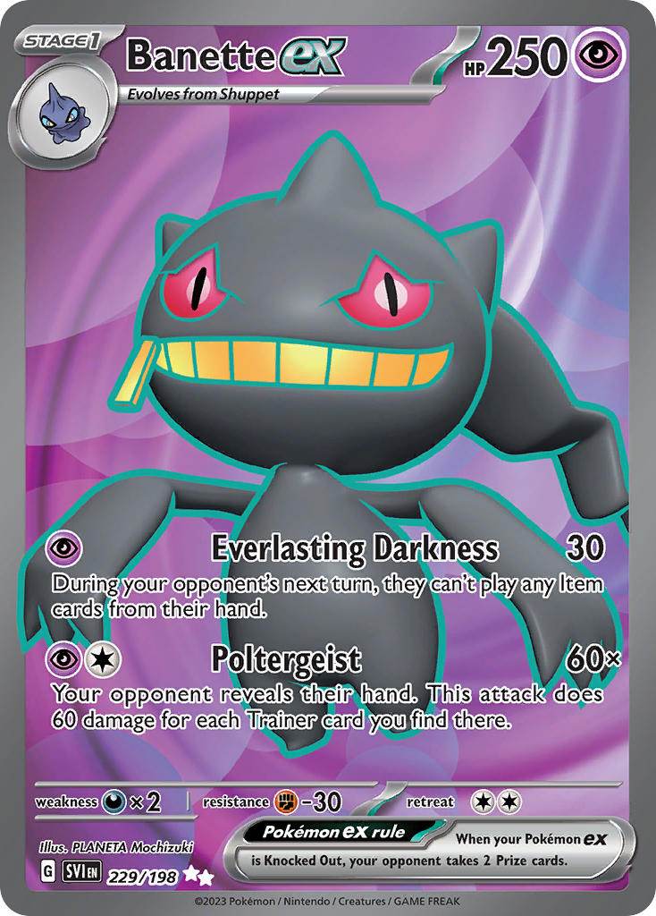 Banette ex 229/198 Ultra Rare ex - MissingNo.