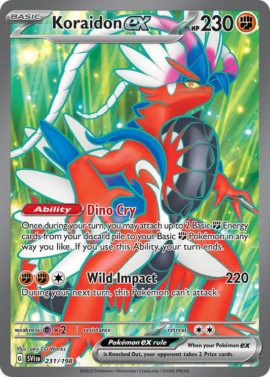 Koraidon ex 231/198 Ultra Rare ex - MissingNo.