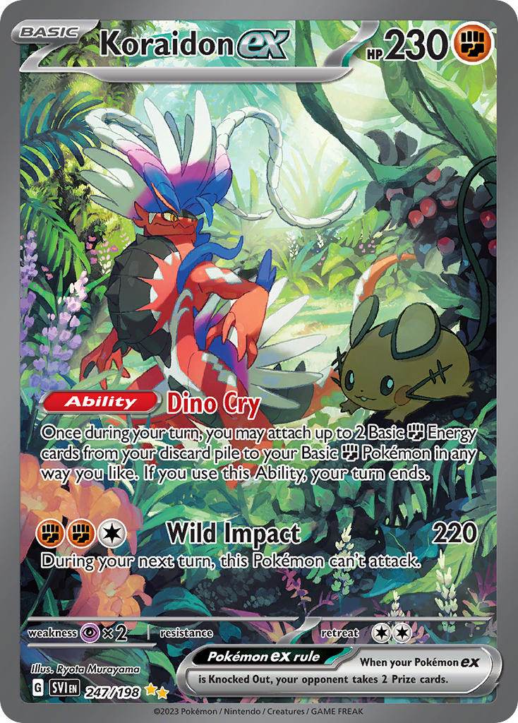 Koraidon ex 247/198 Special Illustration Rare ex - MissingNo.