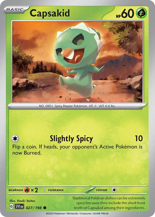 Capsakid 27/198 Reverse Common - MissingNo.