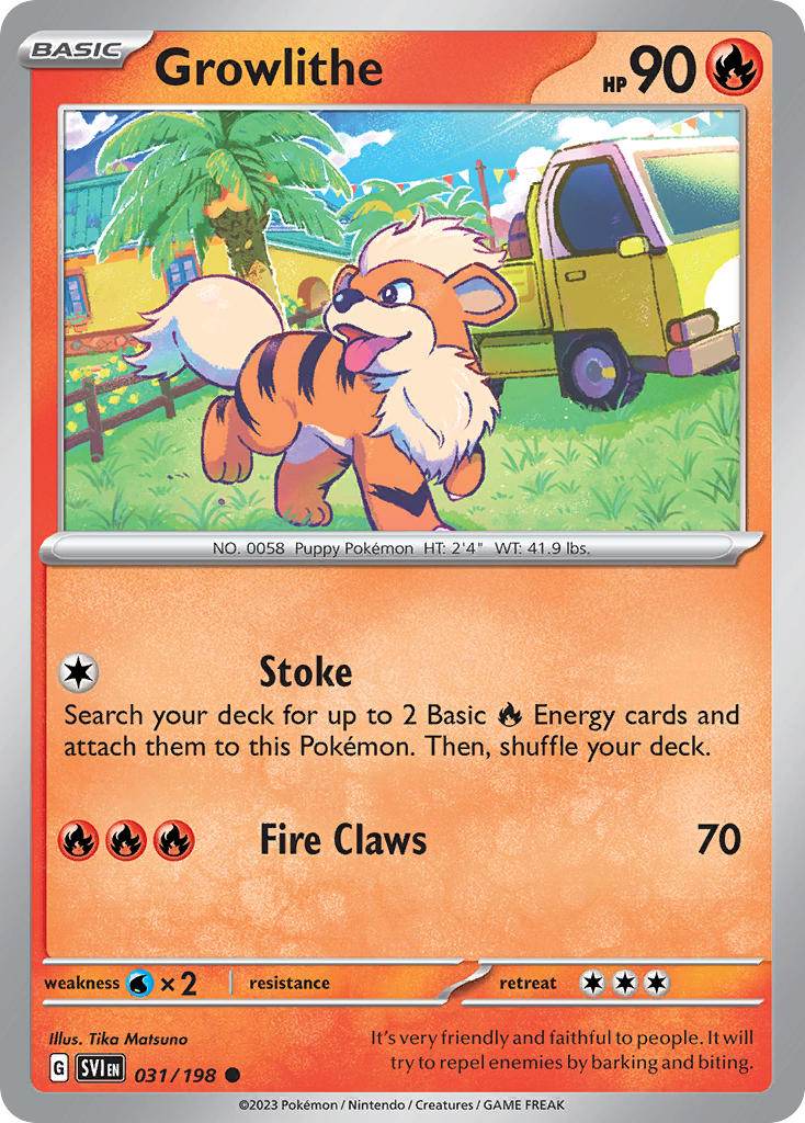 Growlithe 31/198 Reverse Common - MissingNo.