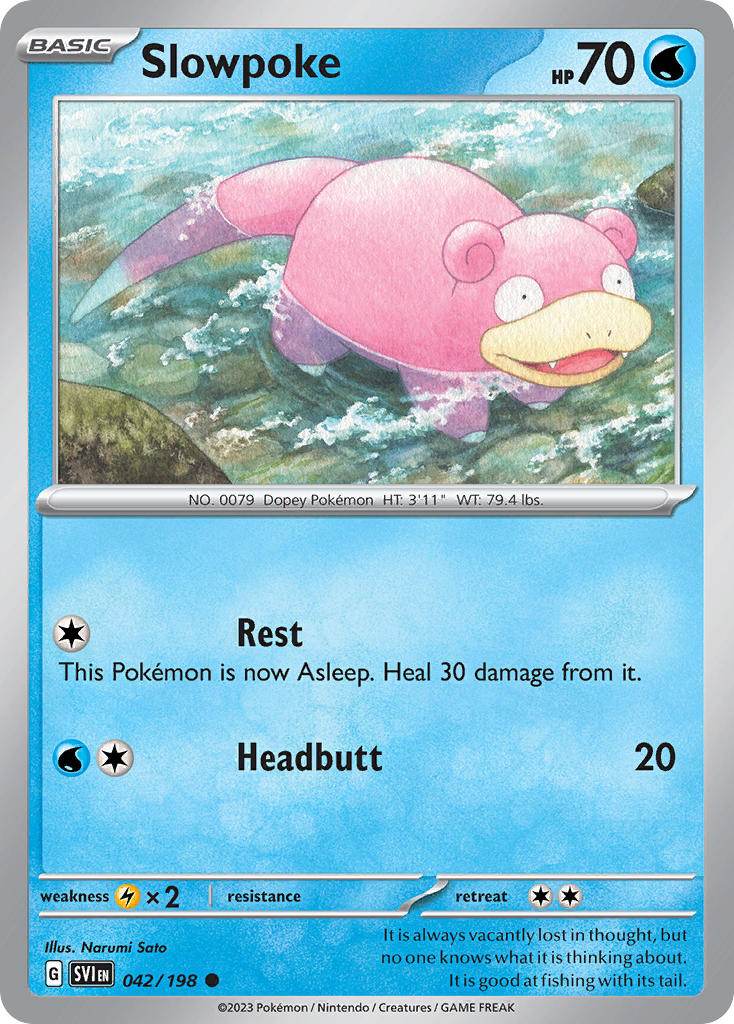 Slowpoke 42/198 Reverse Common - MissingNo.