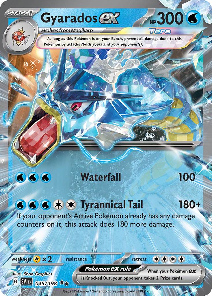 Gyarados ex 45/198 Double Rare ex - MissingNo.