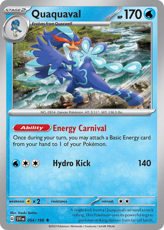 Quaquaval 54/198 Snowflake Holo Fall 2023 Collector Chest Europe Exclusive - MissingNo.