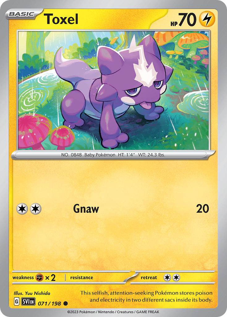 Toxel 71/198 Reverse Common - MissingNo.