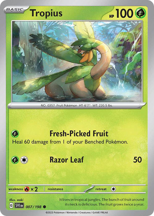 Tropius 7/198 Reverse Common - MissingNo.