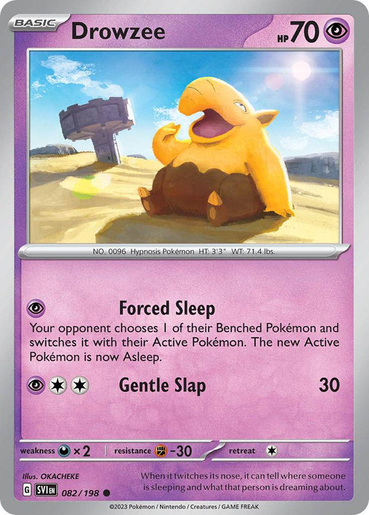 Drowzee 82/198 Reverse Common - MissingNo.