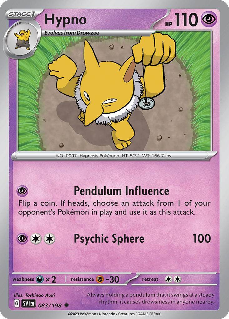 Hypno 83/198 Uncommon - MissingNo.