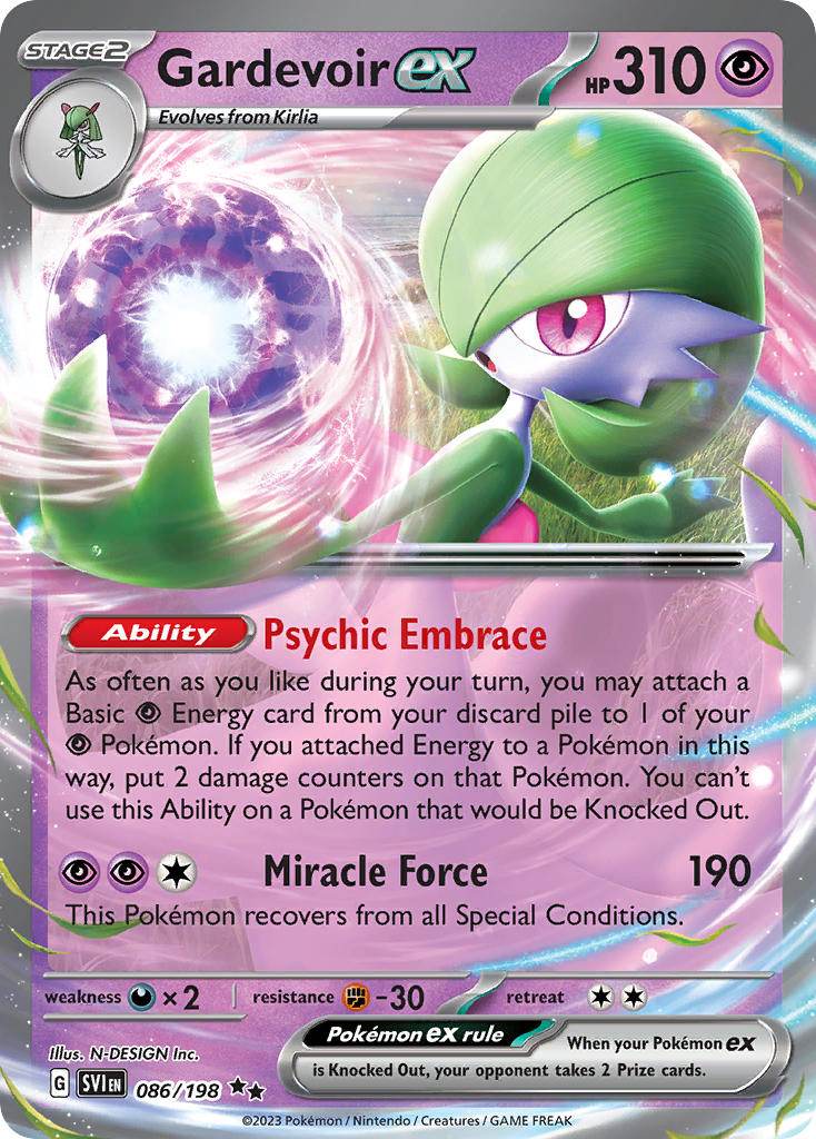 Gardevoir ex 86/198 Double Rare ex - MissingNo.