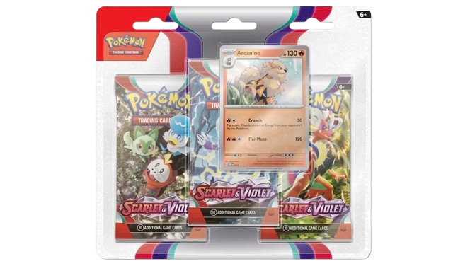 Scarlet & Violet 3-Pack Blister Random art