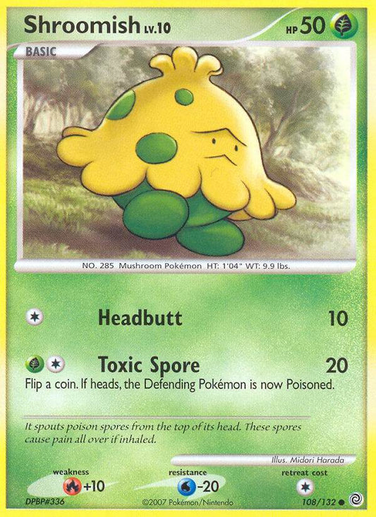 Shroomish 108/132 Reverse Common - MissingNo.