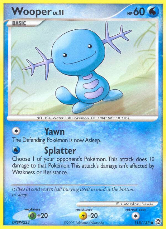 Wooper 118/132 Reverse Common - MissingNo.