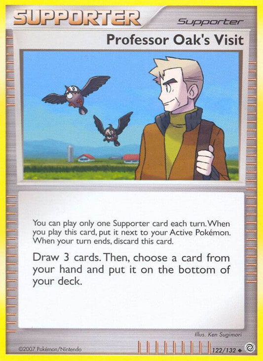 Professor Oak's Visit 122/132 Reverse Uncommon - MissingNo.