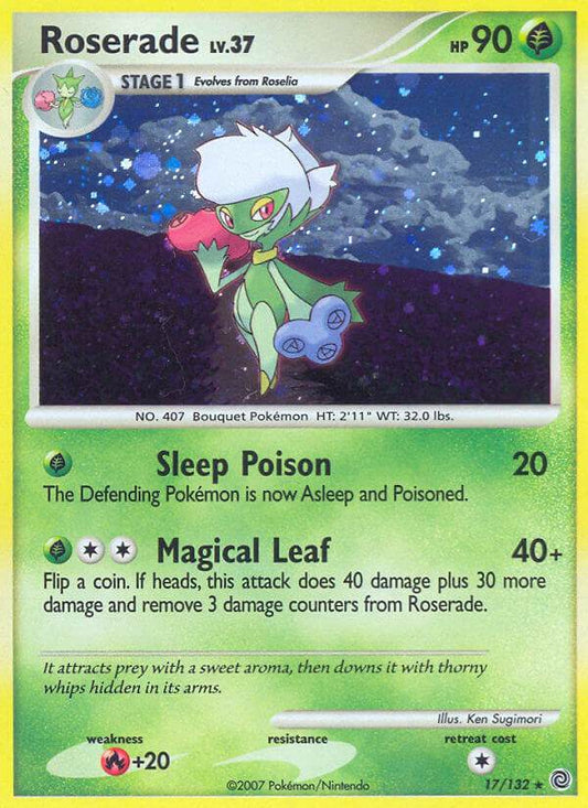 Roserade 17/132 Reverse Rare - MissingNo.