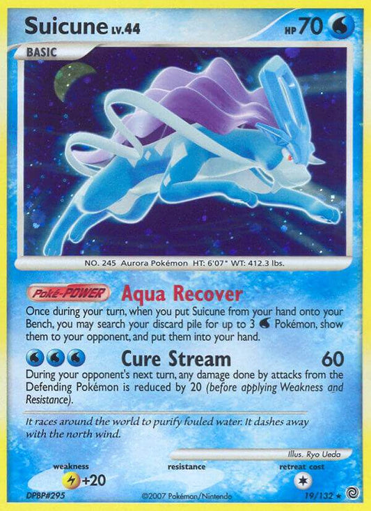 Suicune 19/132 Reverse Rare - MissingNo.