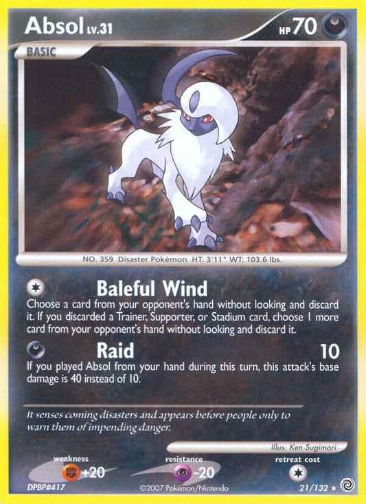 Absol 21/132 Reverse Rare - MissingNo.