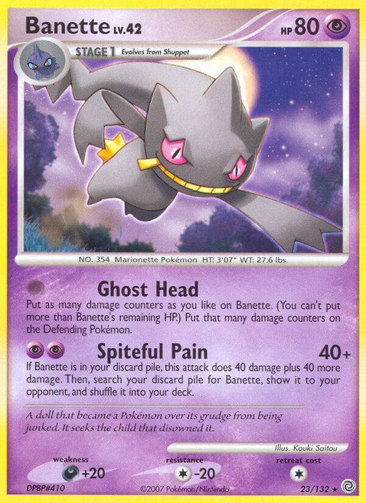 Banette 23/132 Reverse Rare - MissingNo.