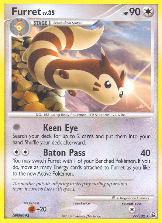 Furret 27/132 Reverse Rare - MissingNo.