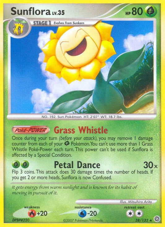 Sunflora 38/132 Reverse Rare - MissingNo.