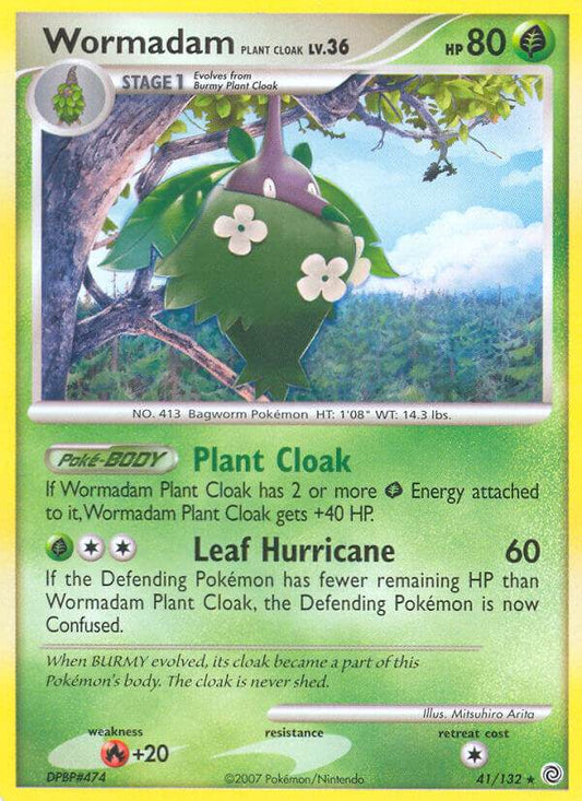 Wormadam [Plant Cloak] 41/132 Reverse Rare - MissingNo.