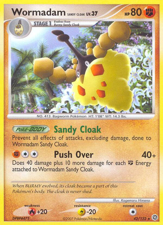 Wormadam [Sandy Cloak] 42/132 Reverse Rare - MissingNo.