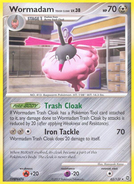 Wormadam [Trash Cloak] 43/132 Non-Holo Rare - MissingNo.