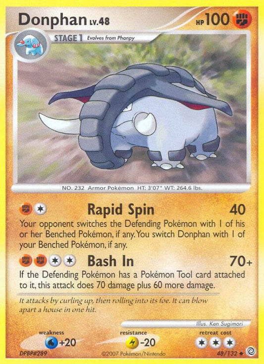 Donphan 48/132 Reverse Uncommon - MissingNo.
