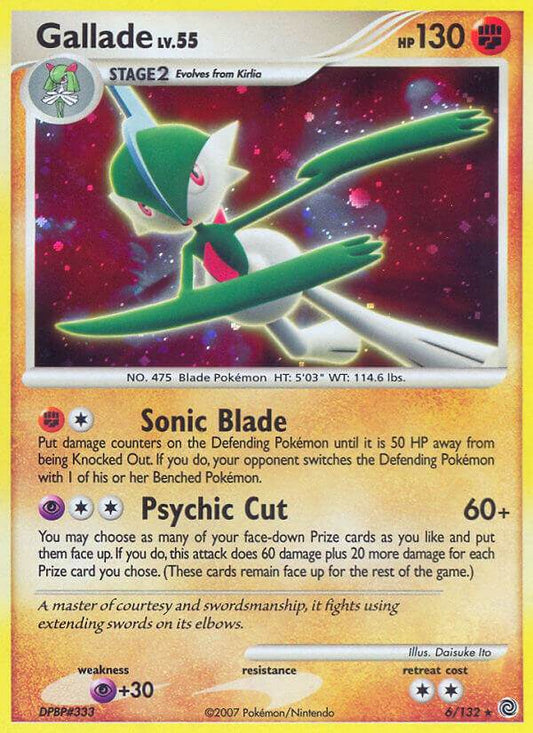 Gallade 6/132 Holo Rare - MissingNo.
