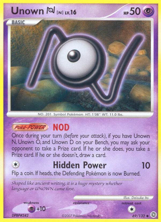 Unown N 69/132 Reverse Uncommon - MissingNo.