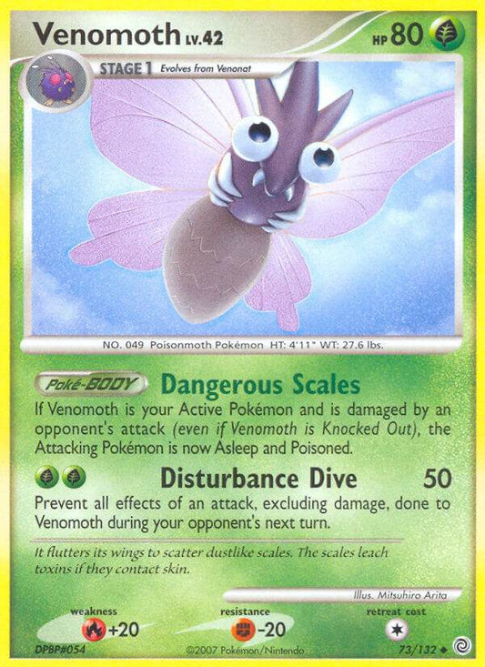 Venomoth 73/132 Reverse Uncommon - MissingNo.