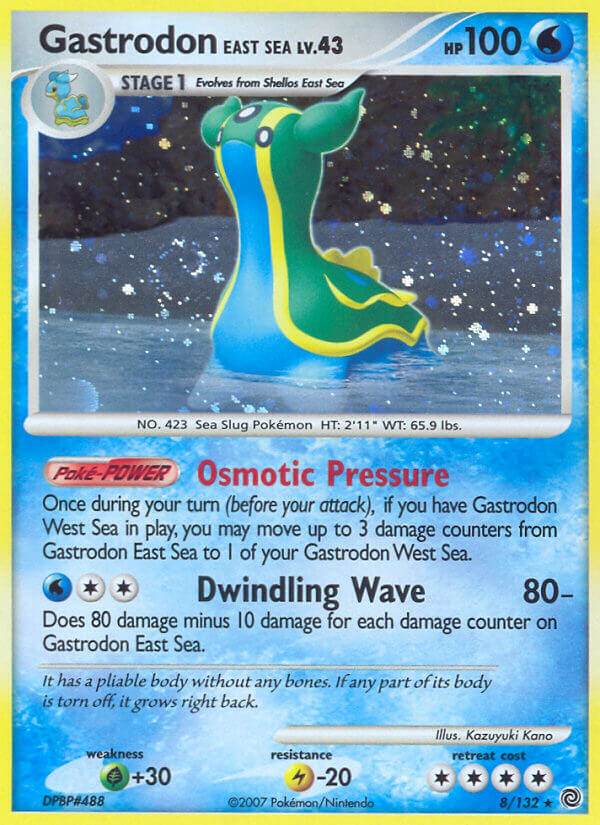 Gastrodon [East Sea] 8/132 Holo Rare - MissingNo.
