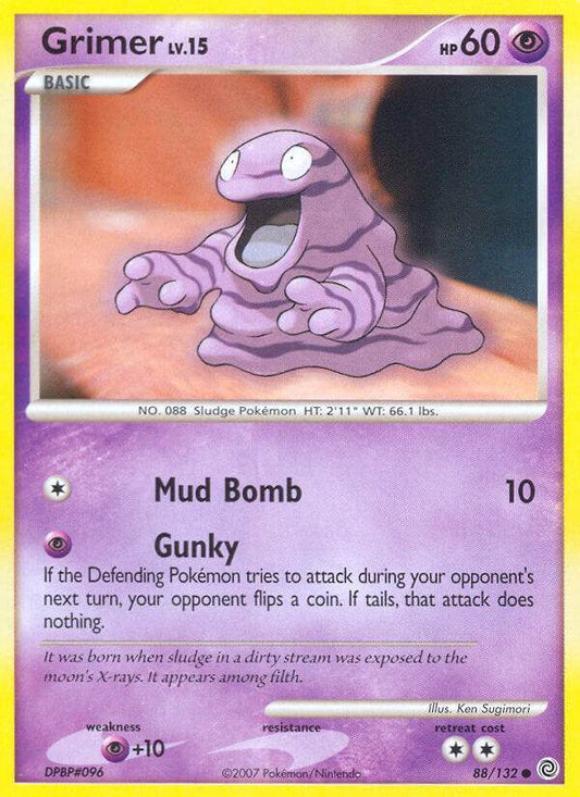 Grimer 88/132 Reverse Common - MissingNo.