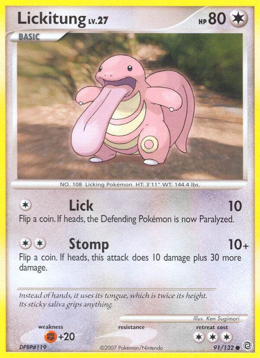 Lickitung 91/132 Common - MissingNo.