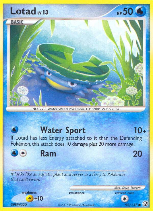 Lotad 92/132 Reverse Common - MissingNo.