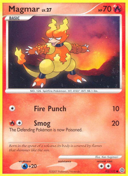 Magmar 93/132 Reverse Common - MissingNo.