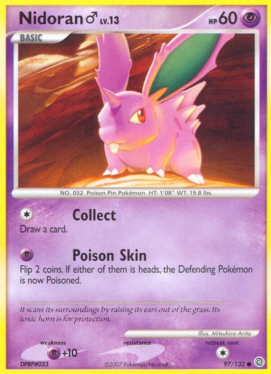Nidoran M 97/132 Common - MissingNo.