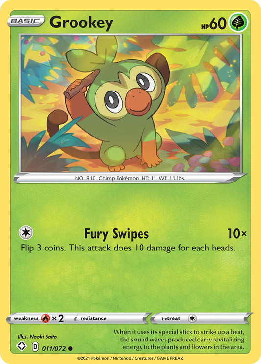 Grookey 11/72 Common