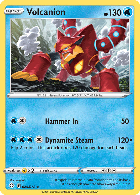 Volcanion 25/72 Reverse Rare