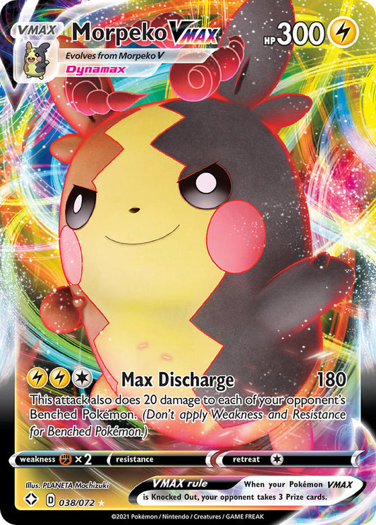 Morpeko VMAX 38/72 Holo Rare VMAX