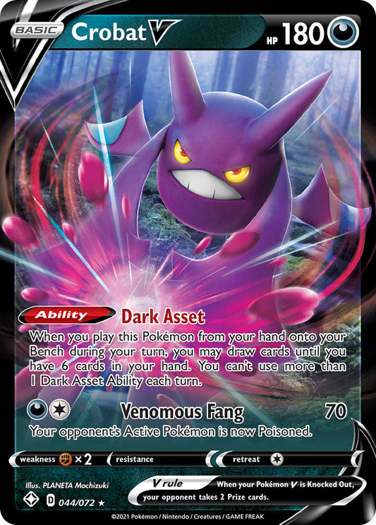 Crobat V 44/72 Holo Rare V
