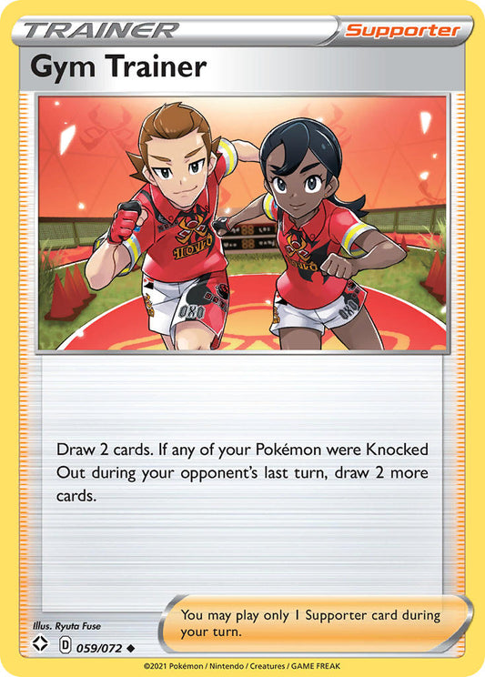Gym Trainer 59/72 Reverse Holo Professor Program Promo