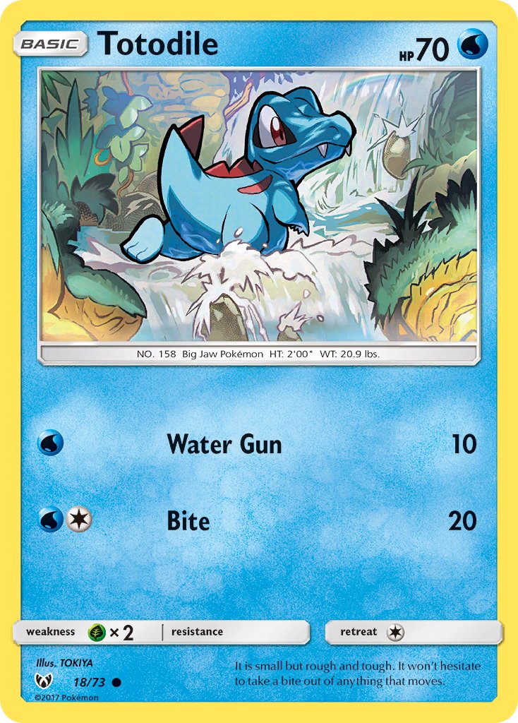 Totodile 18/73 Reverse Common - MissingNo.